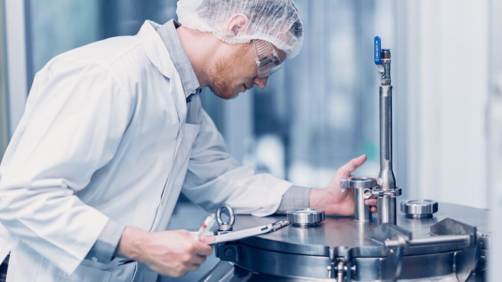 testing products in lab